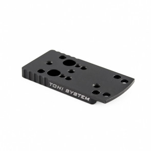 TONI SYSTEMS - Optic ready base plate for red dot (type A) for Tanfoglio Stock II Optic - Black - OPXTAN2A - Canada