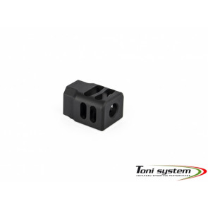 TONI SYSTEMS - Minor compensator 13,5x1 LH for Canik TP9 Elite Combat - Black - CAKV6MI-BK - Canada