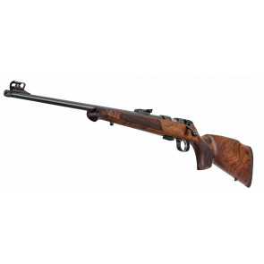 CZ - 457 Premium Rifle Bolt Action Rimfire Rifle 22 LR - - LEFT - Wood Stock - 24“ 1/2x20