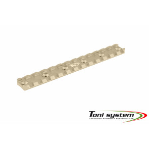 TONI SYSTEMS - Picatinny short 6 holes - length 135mm, distance 25mm (for ADC handguard)				 - FDE - PICM6N-SA - Canada