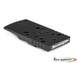 TONI SYSTEMS - Red dot dovetail base plate (type B) for Tanfoglio 1911 Witness - Black - OPXT1911WB - Canada