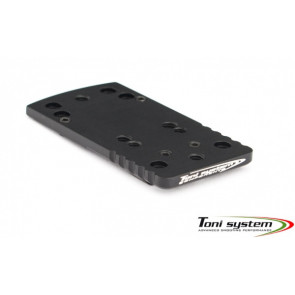 TONI SYSTEMS - Dovetail base plate for red dot (type A) for HS XDM 4.5 - Black - OPXDMA - Canada