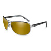 Wiley X - "KLEIN" Polarized Venice Gold Lens in Gunmetal Frame - Protective Eyewear