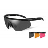 Wiley X - Saber Advanced Grey, Rust, Vermillion / Matte Black Frame - Protective Eyewear