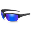 Wiley X - "SAINT" Polarized Blue Mirror Lens in Matte Black Frame - Protective Eyewear