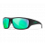 Wiley X - JACOB WHEELER SIGNATURE EDITION- "OMEGA"  Polarized CAPTIVATE Emerald Mirror Lens in Matte Black Frame  - Protective Eyewear