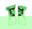 TONI SYSTEMS - 3D Grips for Beretta 92-96-98- Elite LTT-M9A1 - Green - GB98-GR - Canada