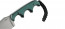 CRKT - MINIMALIST KATANA GREEN BLACK - Sheath Fixed now available at Tesro Canada