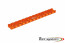 TONI SYSTEMS - Picatinny short 6 holes - length 135mm, distance 25mm (for ADC handguard)				 - Orange - PICM6N-OR - Canada