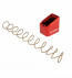 TONI SYSTEMS - +6 rounds open pad magazine extension for Glock 17-22-24-31-34-35 - Red - PADGLOP-RE - Canada