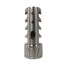 SP-Spearhead 4 port self timing muzzle brake Stainless 7mm/.30 1/2x28