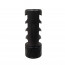 SP-Spearhead 4 port self timing muzzle brake Black Nitride 6.5mm 5/8-24